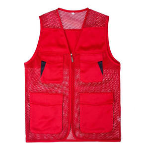 Chaleco de Trabajo Unisex de Alta Visibilidad, Reflectante, de Malla de Poliéster Transpirable, con Múltiples Bolsillos, Negro con Ribete Amarillo, Uniforme de Seguridad - Product Image 5