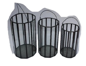 Modern <b>Brass</b> and Glass Votive <b>Lantern</b> With Antique Finish Home Decoration Metal Votive Candle Holder Made in Glass and Metal - Product Image 1