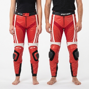 Pantalones de Cuero para Motociclistas Profesionales, Pantalones de Cuero Personalizados para Carreras de Motos, Pantalones de Cuero de Protección para Motociclistas, Unisex - Product Image 1