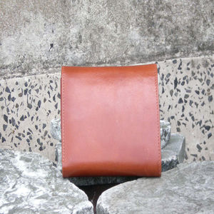 Nueva Moda, Superventas, Cartera Bull Captain de Cuero Genuino con Cierre de Cremallera y Broche, Estilo Rock, con Bloqueo RFID, para Hombre, Casual, con Letras - Product Image 1
