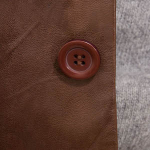 Chaqueta de Invierno para Hombre, Diseño Personalizado, Cuero Genuino, Impermeable, Transpirable, Estilo Urbano, Cuello Alto - Product Image 5