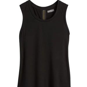 Débardeur en jersey de coton tricoté écologique anti-rétrécissement pour femme, décontracté, court, col rond, avec broderies et appliques de sequins décoratifs - Product Image 5