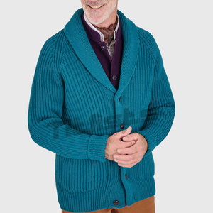 Cardigans pour hommes doux et confortables avec un motif tricoté classique pour un port quotidien et superposé en toute saison - Product Image 2