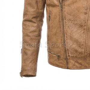 New Breathable Latest Design Men Fashionable Jacket 2026 High Quality Male Best Design Personalized Leather Jackets - Product Image 4