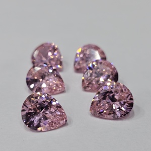 คุณภาพสูงทำด้วยมือเจ้าหญิงตัดลูกบาศก์เซอร์โคเนียหลวมทรงหยดน้ำตาธรรมชาติควอตซ์เพชรที่ยอดเยี่ยมสำหรับเครื่องประดับกำหนดเอง - Product Image 4