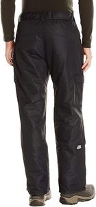 Pantalones de Esquí Unisex Impermeables 10,000mm, Resistentes al Viento, de Secado Rápido, Ecológicos, con Forro Polar Térmico, Estilo Cargo Negro con Cordón Ajustable - Product Image 5