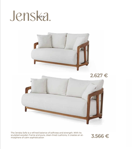 Sofá Moderno de Tres Plazas para Sala de Estar, Tapizado en Madera con Relleno de Espuma, Asiento Blanco sin Marco, Sofá Lounge con Reposabrazos para Apartamento o Villa - Product Image 1