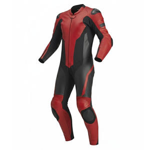 Traje de Motociclista para Hombre OEM de Alta Calidad, Chaquetas de Motocicleta de Cuero Genuino y Traje con Colores Personalizados - Product Image 2