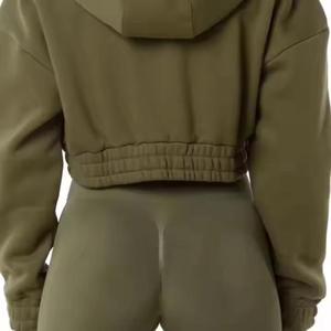 2024 Custom High Quality Streetwear Cropped Acid Wash Vintage Look Flared Sweatpants and Hoodie Sets - Product Image 5