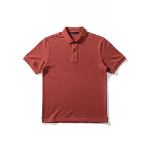 Polo Confortable Tendance Été Couleur Unie Style Vintage Luxe Streetwear - Product Image 1