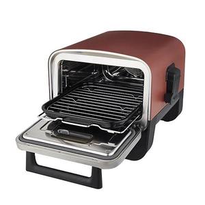 Four électrique extérieur à commande numérique personnalisable, multifonctionnel, triple, en aluminium, pour pizza, rôtissoire, barbecue et fumoir - Product Image 3