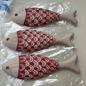 Vietnam Wooden Fish Craft Handmade Natural Wood Fish Sculpture Eco-Friendly Home Decoration Export Supplier - Product Image 1