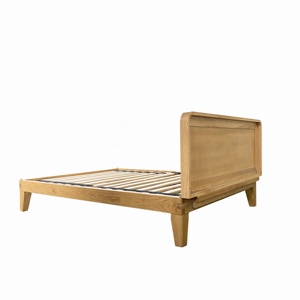 เตียงนอนไม้ไม้โอ๊คขนาดปรับแต่งได้สไตล์โมเดิร์นเรียบง่ายปรับแต่งได้อุปกรณ์ประกอบเฟอร์นิเจอร์แบบไม่ต้องลง - Product Image 5