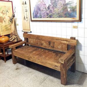 Banco de Madera de Teca Estilo Bali, Diseño Costero, Muebles de Patio Duraderos y Sostenibles para Exteriores, Antiguos, Cómodos y Modernos, Indonesios - Product Image 3