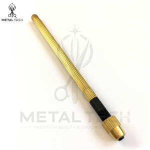 Kit de porte-aiguilles de ventilation à manche en laiton, 4 tailles, aiguilles à crochet en acier, outil de fabrication de perruques, de toupets et de postiches en dentelle, pour la création de nœuds capillaires - Product Image 2