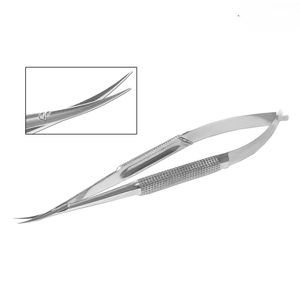 Pinzas de Extracción Curvas de Acero Inoxidable de 14.5CM, con Resorte, para Microdiscección Manual, Certificación CE, Ergonómicas, 30 Posiciones de Mandíbula, Dentales - Product Image 1