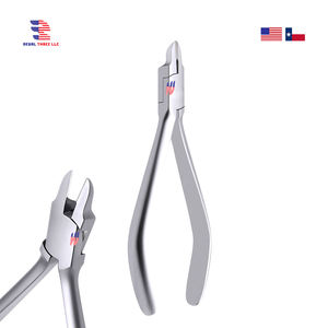 Herramienta de ortodoncia Dental de borde afilado Cortador de alambre de ligadura de acero inoxidable con pasador de Punta TC estrecho de 0.015 ''Manual" - Product Image 3