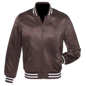 OEM 2025 High Street Custom Men's Varsity Jacket High Quality Baseball Letterman Stand Long Breathable Sleeves - Product Image 1