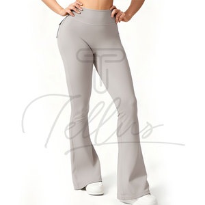 Good Quality High Elastic Waist Yoga <b>Legging</b> for Women's Breathable Quick Dry Plus Size Full Length Fashionable <b>Pockets</b> Classic - Product Image 2