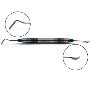 Juego de 5 piezas de acero inoxidable reutilizables para colocación manual de puentes óseos, con desincrustador y posicionador ortodóntico, para limpieza dental, relleno y cirugía - Product Image 5
