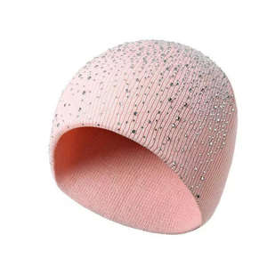 Nouveau bonnet en tricot diamanté style coréen, chapeau d'hiver en mélange de coton, tissu courant, unisexe, streetwear, accessoires d'hiver pour le ski, motif original - Product Image 6