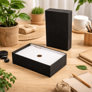 Caja de Embalaje para Electrónicos de Cartón Corrugado Ecológico |   Caja de Cartón Kraft con Relieve para Electrónica y Dispositivos Ecológicos - Product Image 1