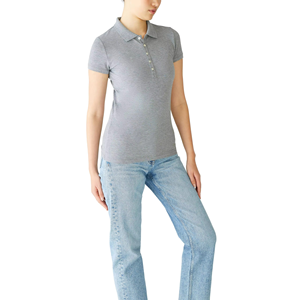 Camiseta Polo de Algodón Suave para Mujer con Tela Elástica, Diseño Clásico Atemporal y Corte Relajado para Uso Casual, Trabajo, Aire Libre y Diario - Product Image 4