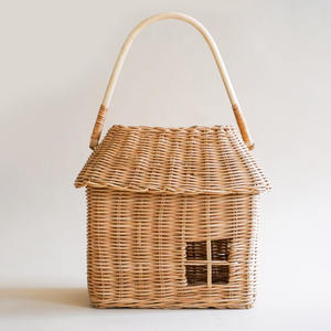 Cestas de mimbre para bebés, cestas de almacenamiento para niños, excelente precio, venta al por mayor, cestas ecológicas para el hogar - Product Image 3