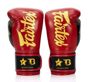 Fairtex Muay Thai Red & Black Boxing <b>Gloves</b> - Product Image 6