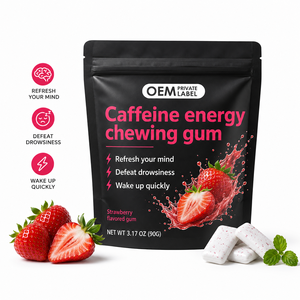 Fabricación y Suministro de Suplementos Dietéticos de Goma de Mascar con Cafeína, Marca Privada OEM ODM, Fórmula Personalizada - Product Image 2