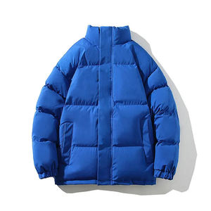 Men Winter Green Shiny Puffer Jacket Hooded <b>Bubble</b> <b>Coat</b> Custom Logo Color Size Wholesale Oem Plus Size Thick Warm Wet Look - Product Image 2