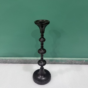 เชิงเทียนตกแต่งแท่นวางเทียนอลูมิเนียมที่วางเทียนสีน้ำตาล - Product Image 5