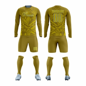 <b>Elite</b> Soccer Uniform Set Breathable Lightweight 100% Polyester Football Jersey Heat-Transfer Printed Custom Team Name Matching - Product Image 2
