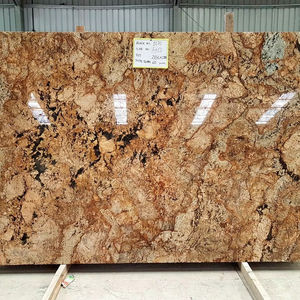 Dalles de granit VARDHMAAN Alaska gris clair, gris argenté, veines noires, pierre naturelle durable pour comptoirs de cuisine, carrelage de sol, salle à manger - Product Image 1