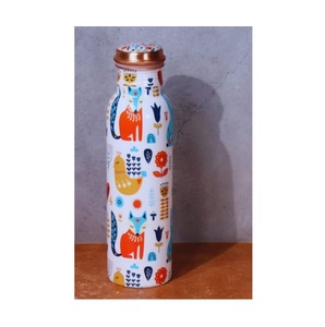 Enamel Finished <b>Metal</b> Copper <b>Bottle</b> Top Selling Ready Stock Copper <b>Bottle</b> Supplier & Manufacturer By India - Product Image 6