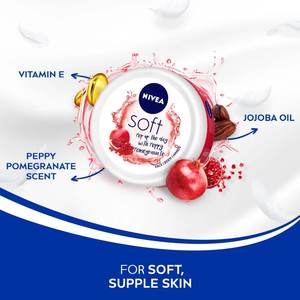 Crème hydratante douce à la grenade Peppy pour les mains et le corps, formule hydratante et nourrissante, soin doux pour la peau, pack éclat 100 ml - Product Image 3