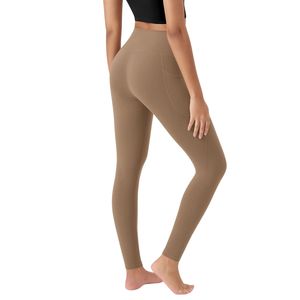 Leggings de Yoga Personalizados para Mujer, Cintura Alta, Elásticos en Cuatro Direcciones, Transpirables, para Gimnasio, Running, Entrenamiento, Ropa Deportiva Ajustada, Color Sólido - Product Image 4