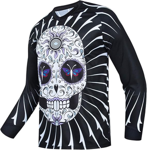 Jersey de Motocross con Logotipo Personalizado para Hombre y Mujer, de Secado Rápido, Transpirable, Ligero, para Carreras Todoterreno, Fabricación de Ropa para Motocicleta - Product Image 1