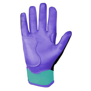 Gants de frappeur de baseball unisexes de haute qualité, conçus sur mesure, en cuir premium, à manchette courte, pour droitier, jeunes. - Product Image 3