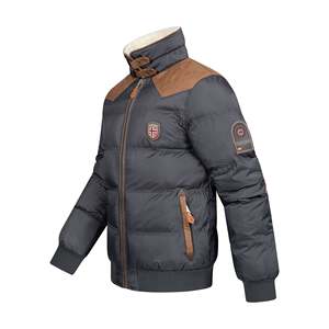 Custom Streetwear High Quality Men's Puffer <b>Jacket</b> Hooded Winter Warm <b>Parka</b> Windproof Polyester Filling Custom Color OEM ODM - Product Image 4