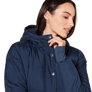 แจ็กเก็ตมีฮู้ดผ้าไนลอนถักด้านหน้าสำหรับผู้หญิงแจ็กเก็ตฤดูหนาวคุณภาพสูงกันน้ำกันลมล่าสุดออกแบบได้ตามต้องการ - Product Image 4