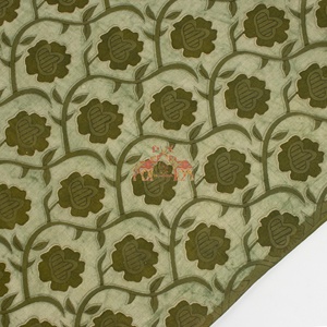 Tissus indiens imprimés à la main en gros, imprimés au bloc, 100% coton pur et doux, pour la confection de robes - Product Image 6