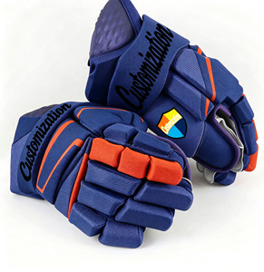 Gants de sport rembourrés à blocs de couleur avec fermeture Velcro - Product Image 3