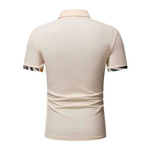 Chemises polo personnalisées pour hommes, logo personnalisé, couleur unie, respirantes, vêtements décontractés pour hommes, chemises polo pour hommes, nouvelle conception tendance, en vente - Product Image 3