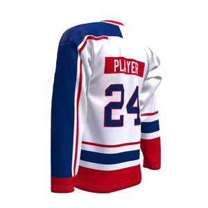 Maillot de hockey sur glace à manches longues, tissu chaud et respirant, parfait pour les matchs par temps froid et l'entraînement hivernal - Product Image 3