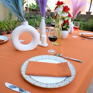 Wholesale Handmade Cotton Linen <b>Square</b> Washable Solid Color Customizable <b>Tablecloth</b> for Wedding Hotel Home Decoration - Product Image 2