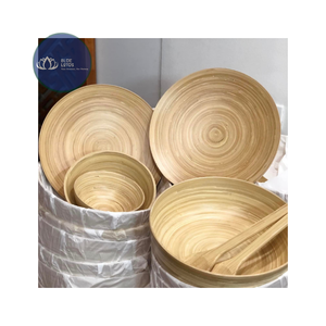 Bol en teck artisanal de haute qualité, écologique, rustique, pour fruits, idéal pour les restaurants - Product Image 1