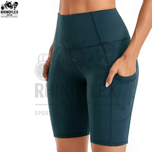 Shorts de compresión para mujer al por mayor, multicolor, de alta compresión, levanta glúteos, transpirables, sin costuras, para entrenamiento. - Product Image 6