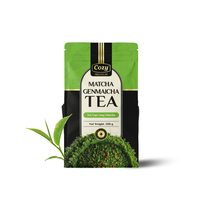 Teh Hijau Matcha Genmaicha Grosir Laris Manis Tanpa Pengawet, Teh Matcha Premium, Kemasan Kantong Cetak Kustom Barista