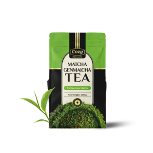 Vietnam Supplier Matcha Genmaicha Tea Fresh Health Tea With Certifications Matcha <b>Roasted</b> Rice Sencha Tea in Zip <b>Bags</b> - Product Image 1